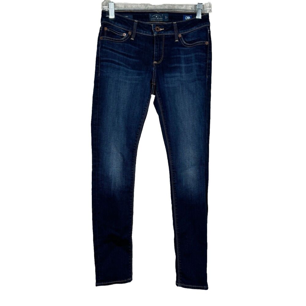 Lucky Brand Jeans Women 0 25 Lolita Skinny Orta Premium Casual Fading Whiskering